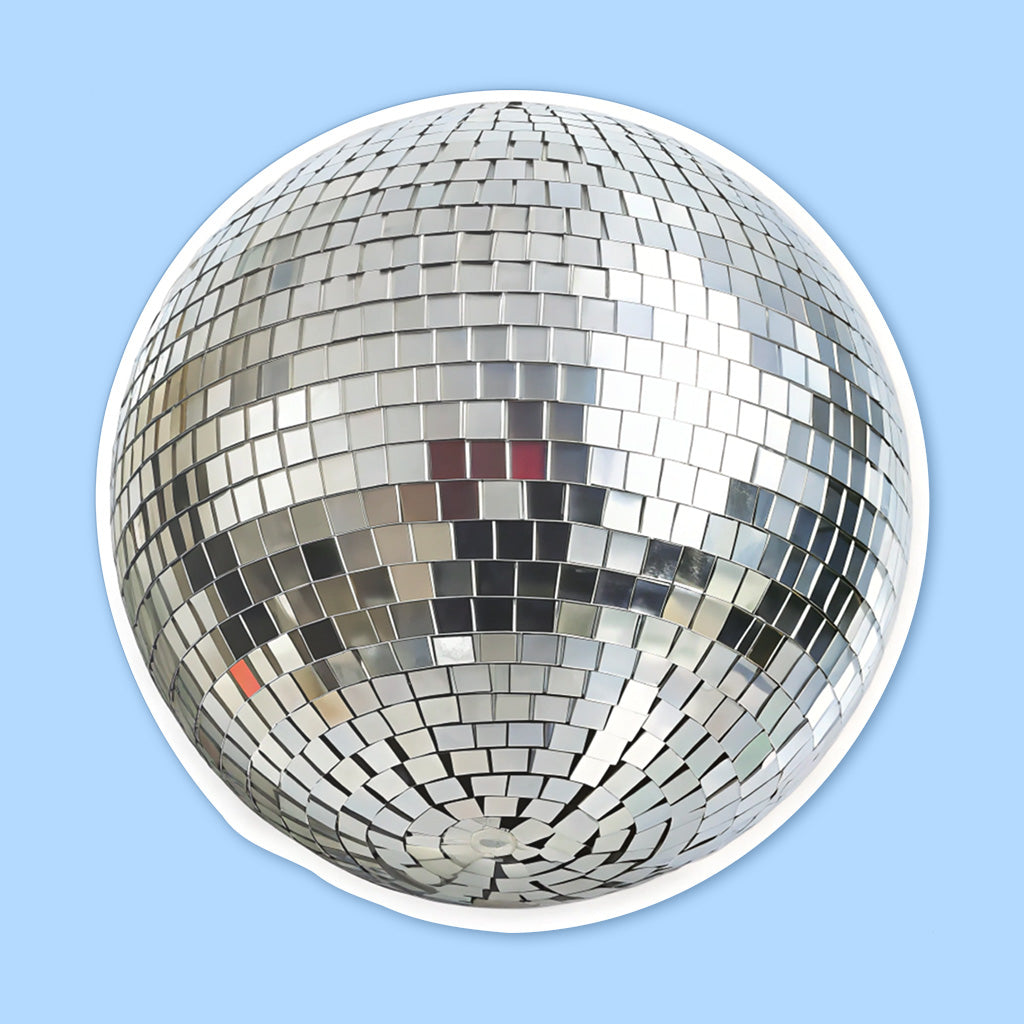 Disco Ball Sticker - Cute, Waterproof Vinyl Sticker for Laptops, Water Bottles, and Journals