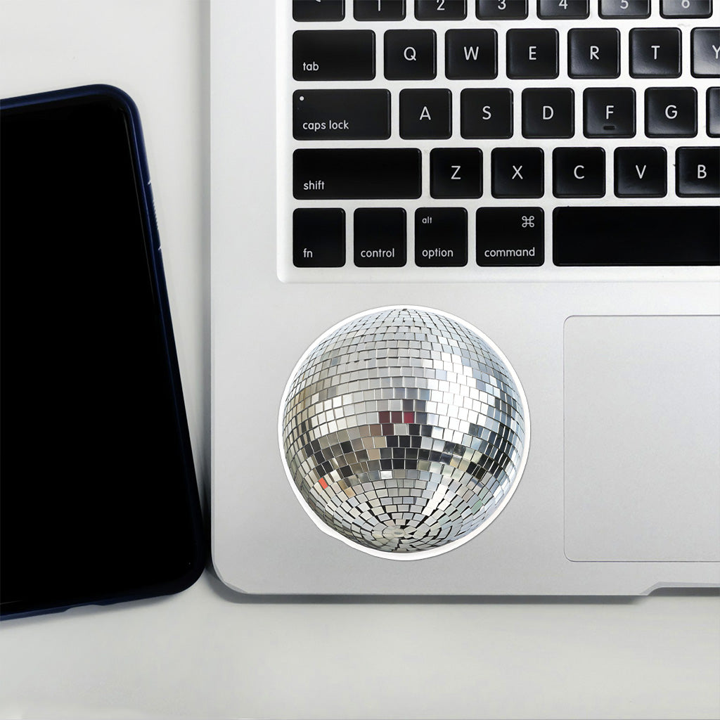 Disco Ball Sticker - Cute, Waterproof Vinyl Sticker for Laptops, Water Bottles, and Journals