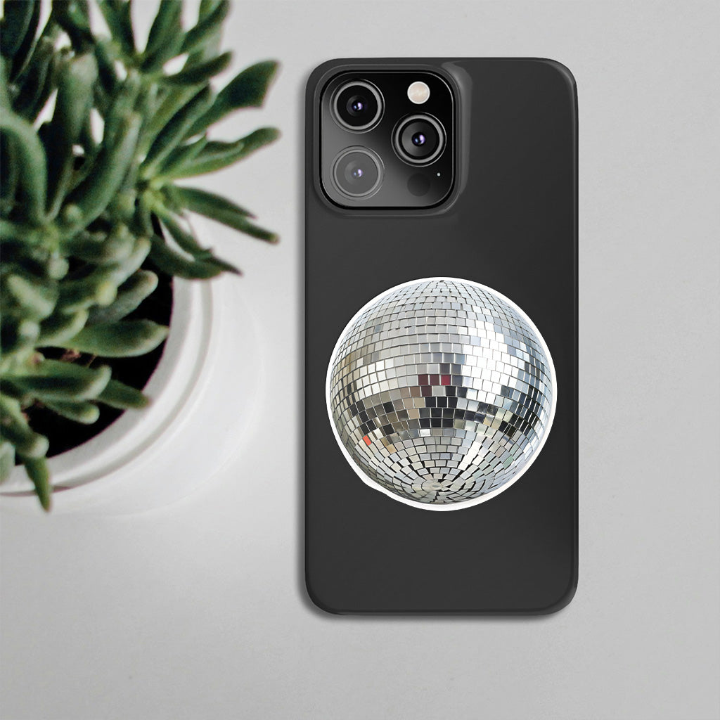 Disco Ball Sticker - Cute, Waterproof Vinyl Sticker for Laptops, Water Bottles, and Journals