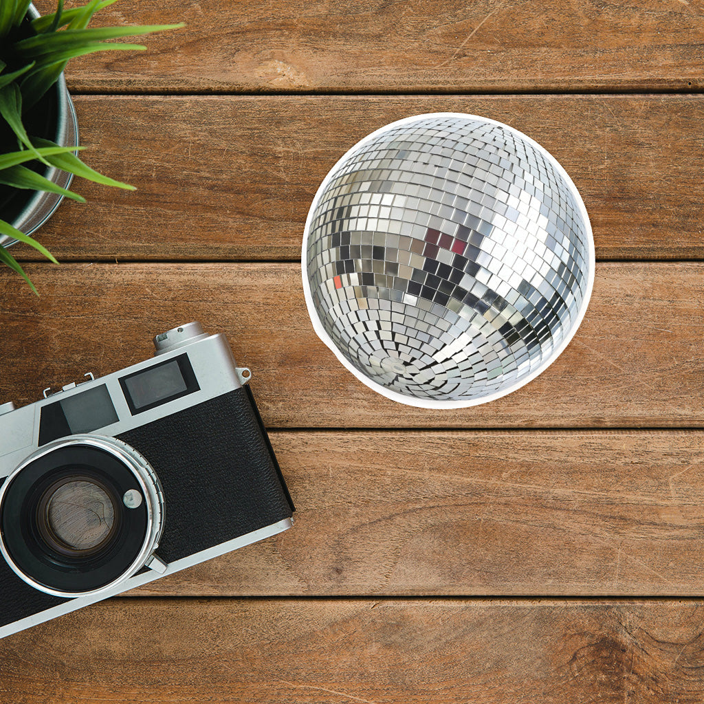 Disco Ball Sticker - Cute, Waterproof Vinyl Sticker for Laptops, Water Bottles, and Journals