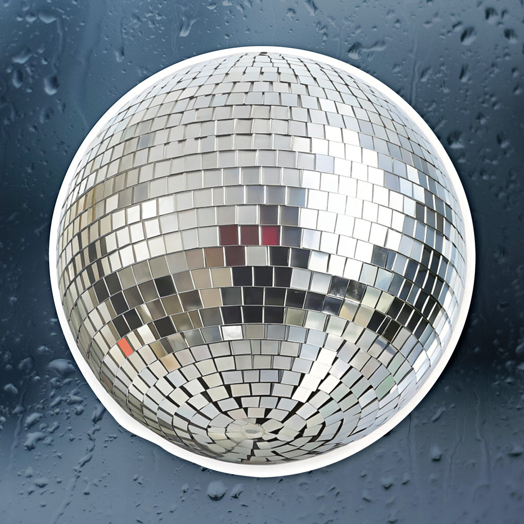 Disco Ball Sticker - Cute, Waterproof Vinyl Sticker for Laptops, Water Bottles, and Journals