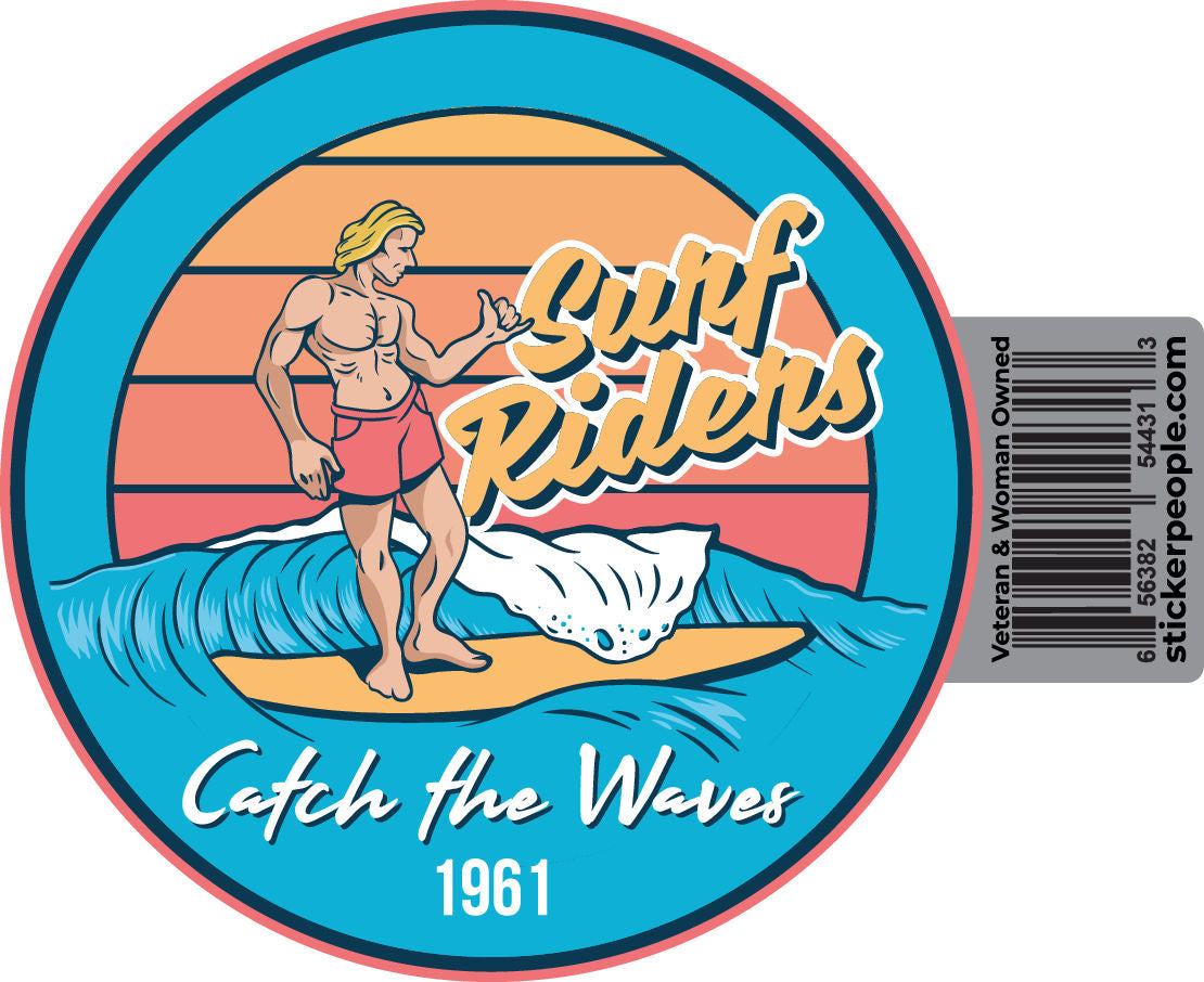 Surf Riders Catch the Waves 1961