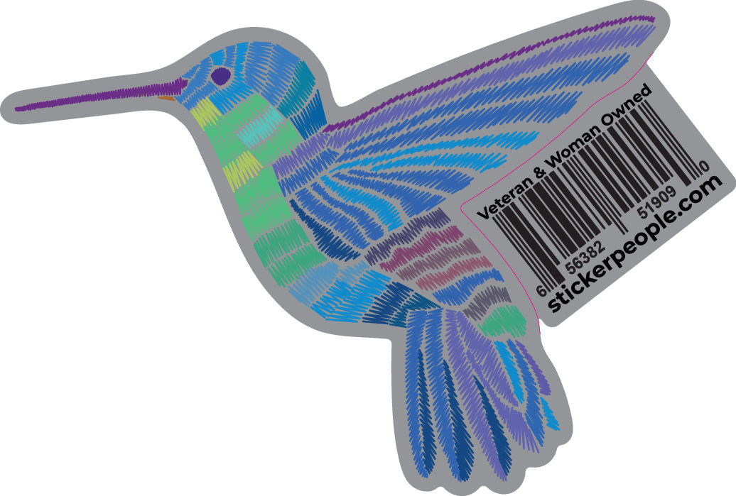 Blue Stitch Hummingbird