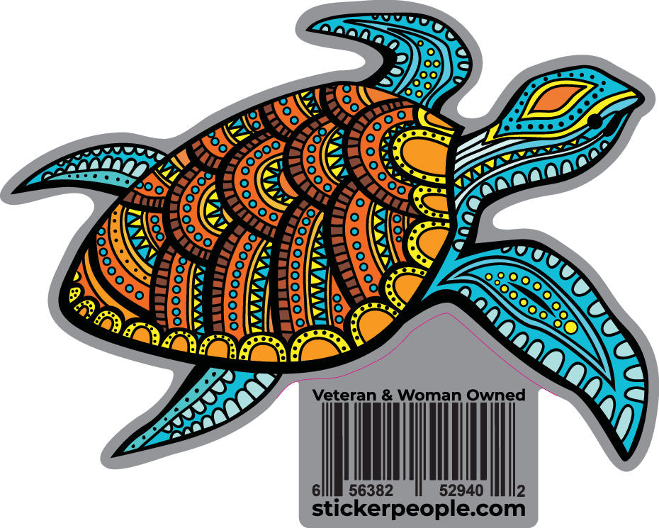 Colorful Sea Turtle