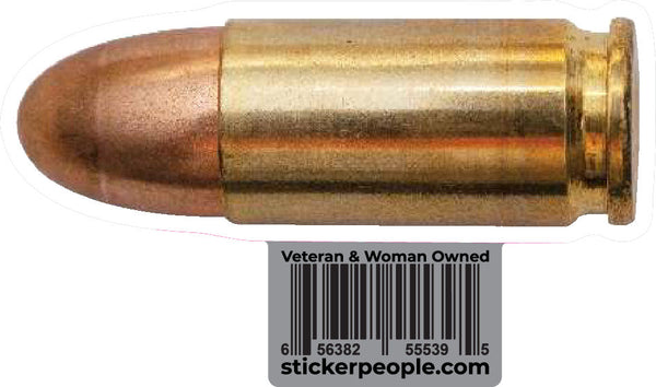 Single 9mm Bullet