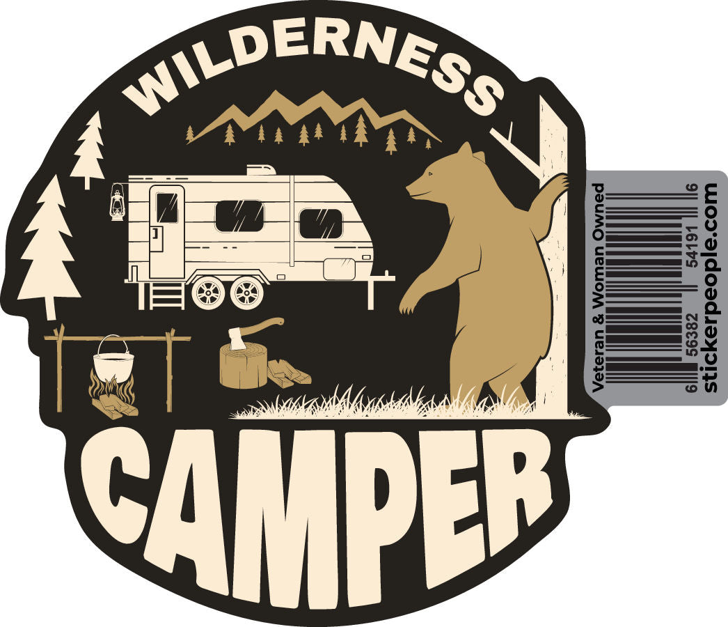 Wilderness Camper Bear with RV