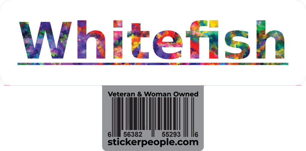 Whitefish, Montana Confetti