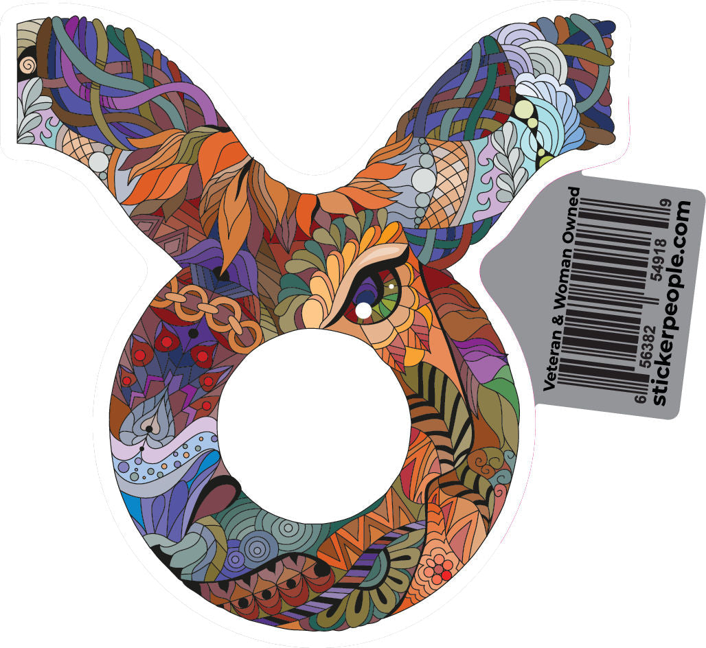 Taurus Decorated Sign Shape
