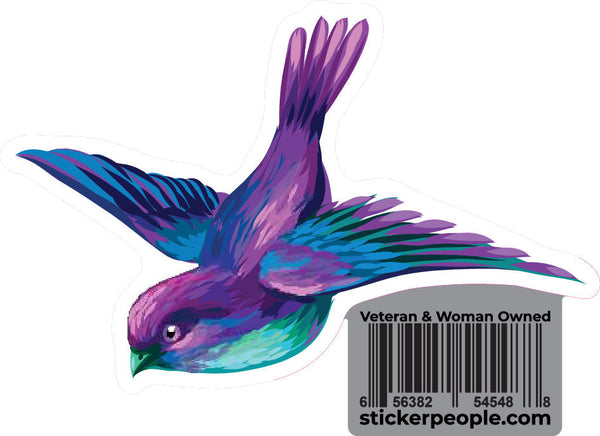 Purple Martin Bird Flying