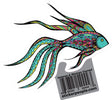Painted Fish with Elegant Fins