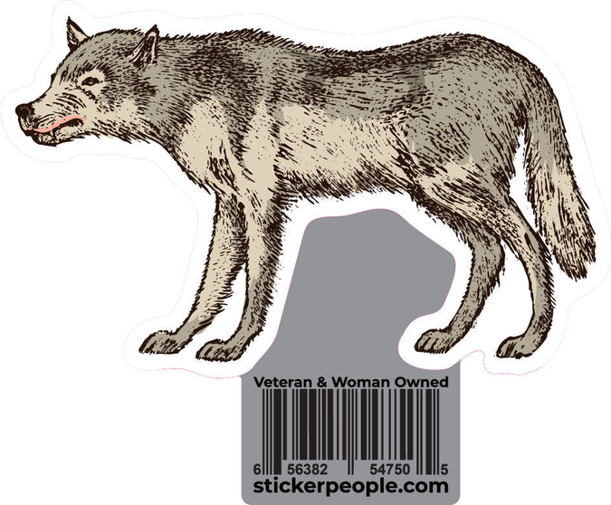 Realistic Wolf | Wolf Stickers | Sticker People