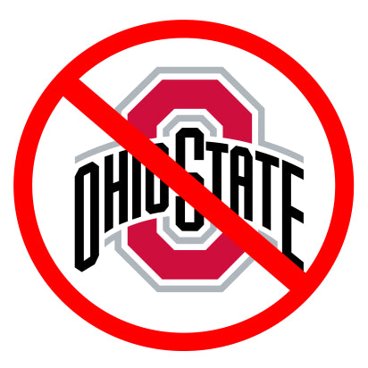 Anti-Ohio State Red Circle