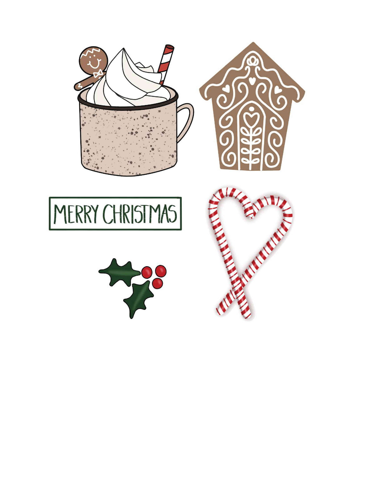 Gingerbread Sticker Bundle