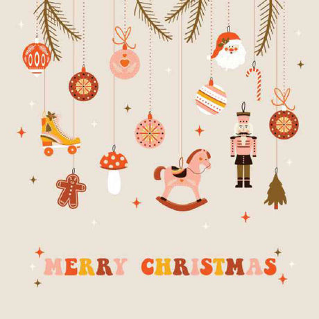 Merry Christmas Hanging Ornaments