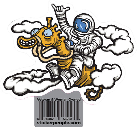 Astronaut on Seahorse