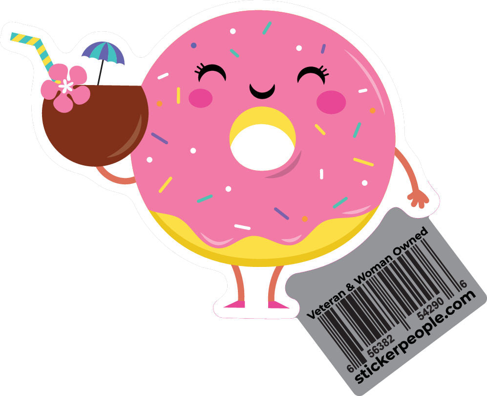 Pink Sprinkle with Coconut Drink