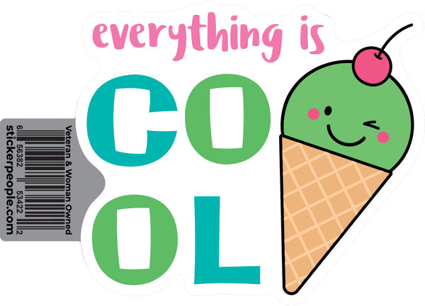 Everything is Cool Ice Cream Cone
