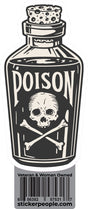 Poison Skull and Crossbones Bottle