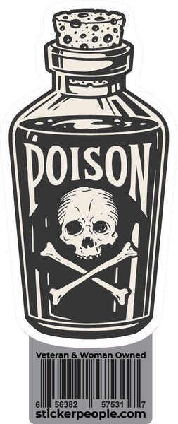 Poison Skull and Crossbones Bottle