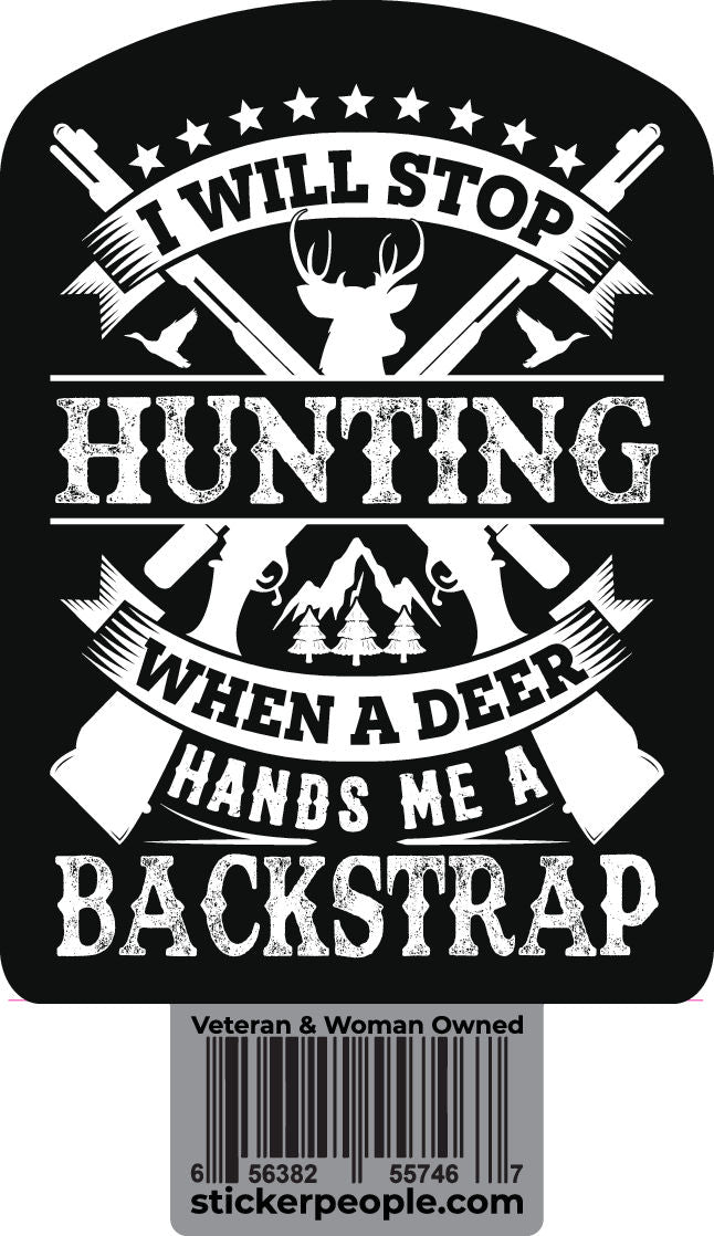 When A Deer Hands Me A Backstrap
