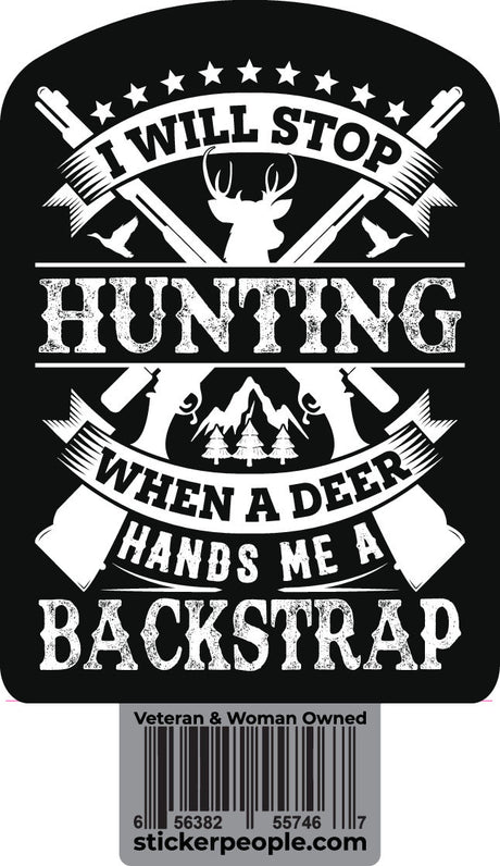 When A Deer Hands Me A Backstrap