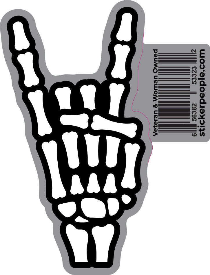 Rock On Skeleton Hand
