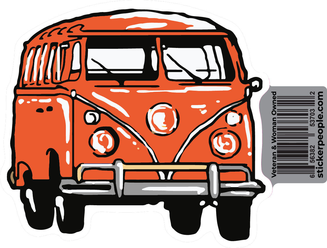 Orange VW Bus