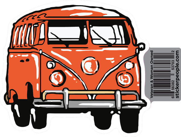 Orange VW Bus