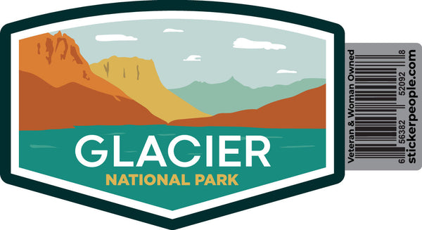 Sticker People offers Glacier National Park Wolf Purple Sunset Double Exposure Super high-quality stickers. It has great scratch and water resistance. Shop now