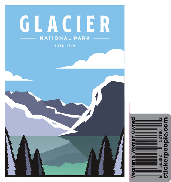 Glacier National Park Est 1910 Poster
