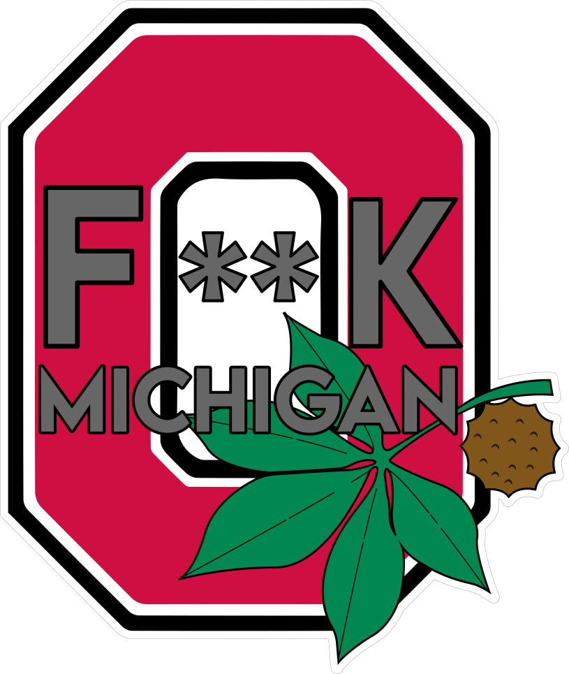 F**K Michigan OSU Theme Logo