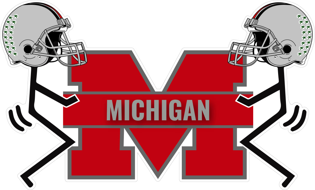 Michigan Hump by OSU Michigan Bumper Sticker Sticker People
