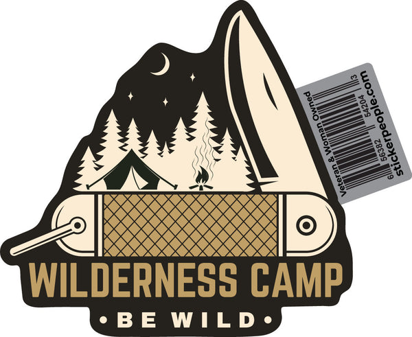 Wilderness Camp Be Wild Pocket Knife