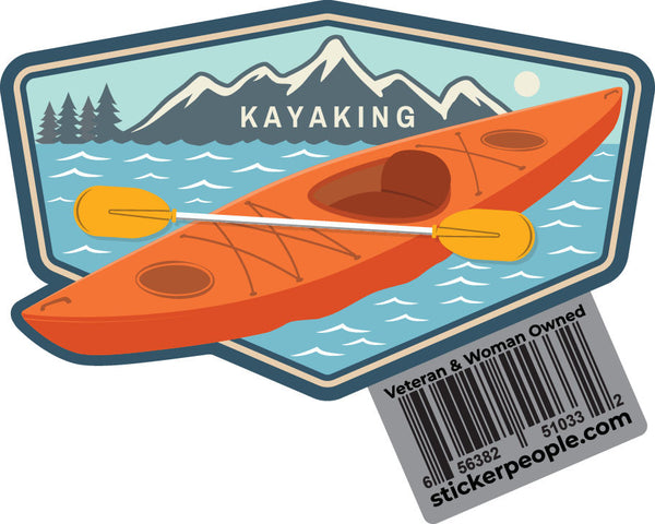 Kayaking Mountain Background