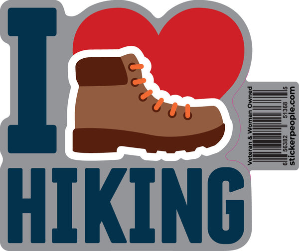I Hiking Boot Heart