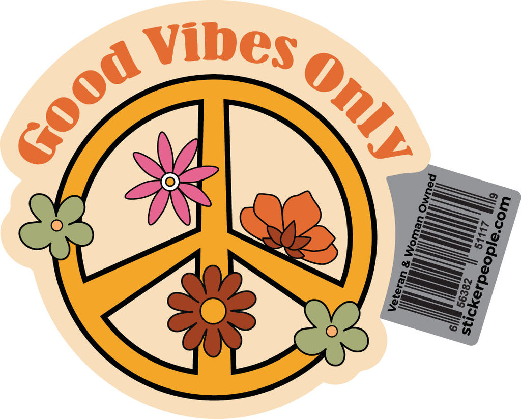 Good Vibes Only Peace Sign