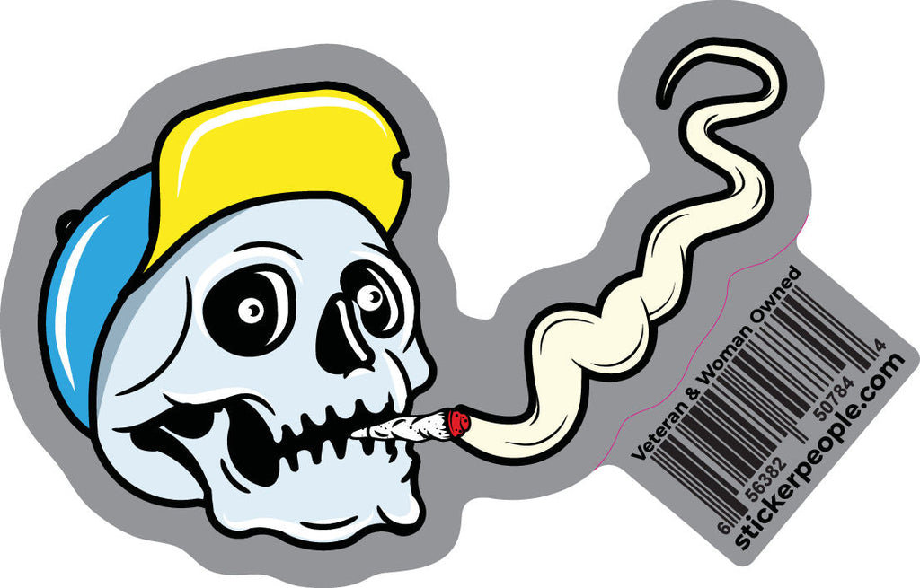 Stoked Skull with Joint
