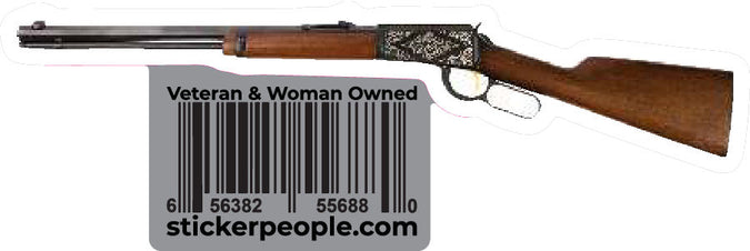 Lever Action Rifle | Gun Stickers | Sticker People