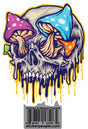 Dripping Skull With Mushroom Eyes