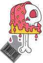 Skull and Bone Popsicle