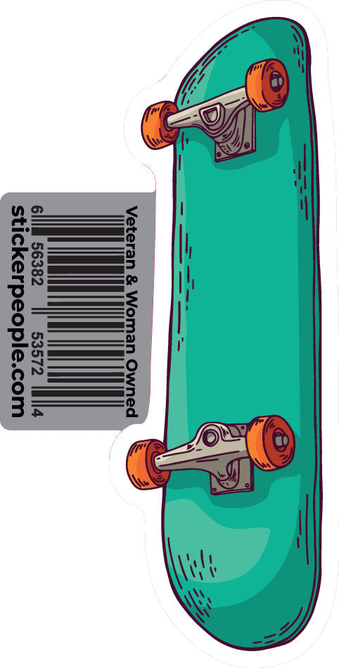 Skateboard Green Deck