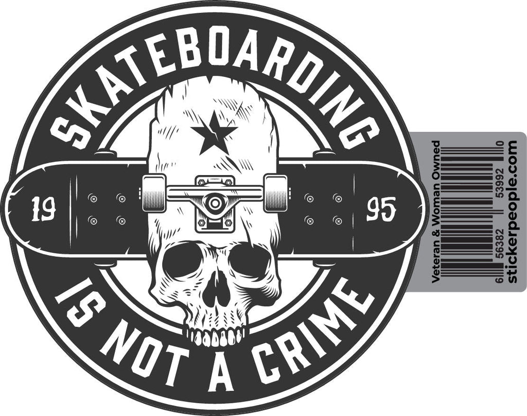 Skateboarding Is Not a Crime Round