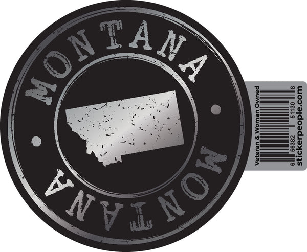 Montana Round Stamp Silver