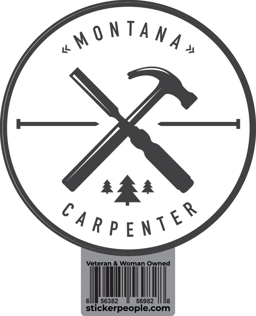 Montana Carpenter Sticker