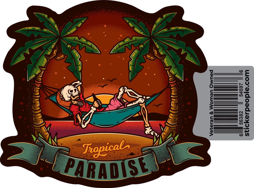 Tropical Paradise Skeleton