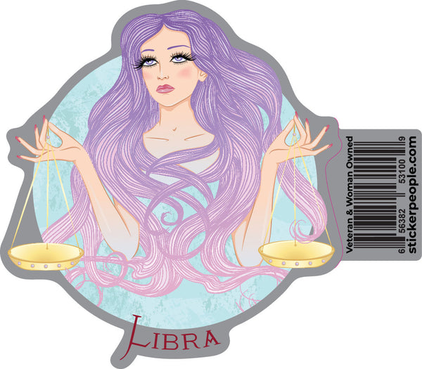 Libra Zodiac with Scales